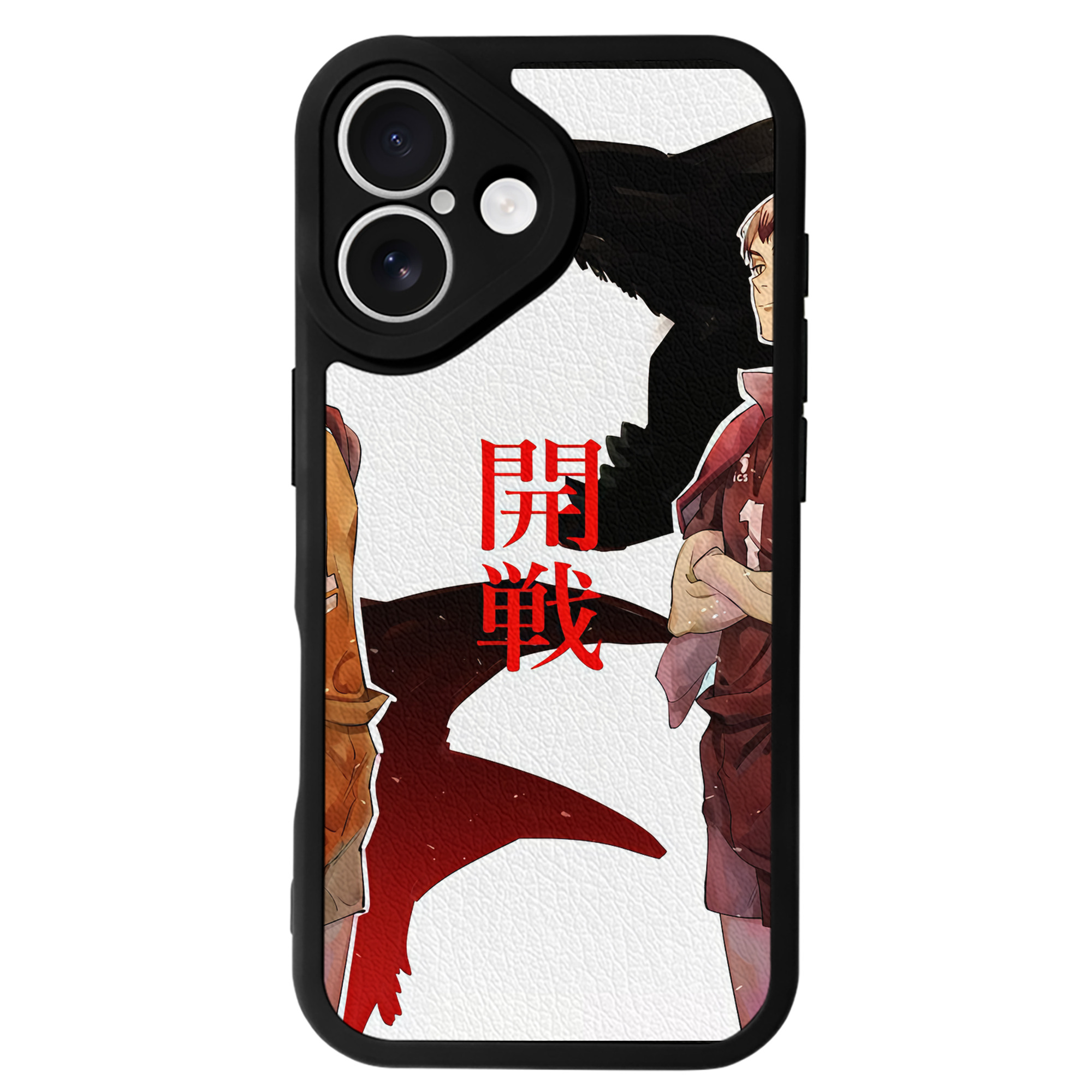 （画像用） ハイキュー!! Haikyu!! 【iPhone 16シリーズ対応】シリコンスマホケース（レザー調） 材質：シリコン